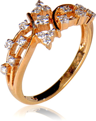 15% OFF on Rakam Gold Diamond 18K Yellow Gold Plated 18 K Ring