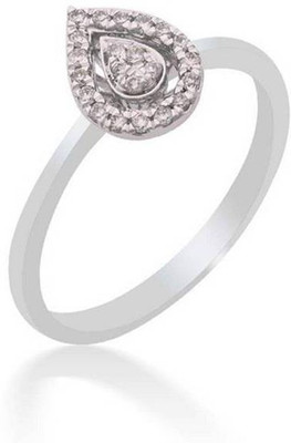 30% OFF on Dhani White Gold Diamond 18 K Ring