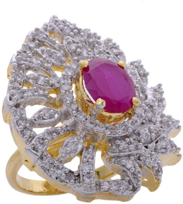 24% OFF on Pearls Cart Alloy Yellow Gold Plated Ring