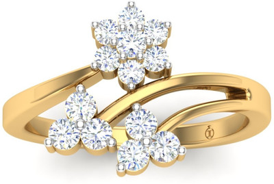 30% OFF on Theme Jewels Gold Diamond 18 K Ring