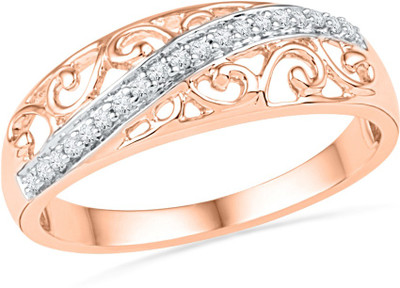 10% OFF on Jpearls Rose Gold Diamond 18K Rose Gold Plated 18 K Ring