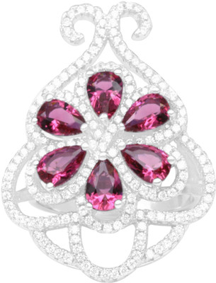 30% OFF on Gemtogems Designer Delight Sterling Silver Ruby Ring 30% OFF on Gemtogems Designer Delight Sterling Silver Ruby Ring