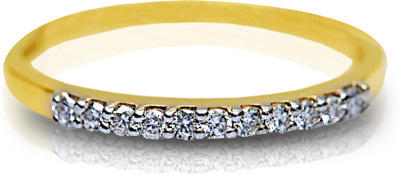 21% OFF on JacknJewel Arms Diamond Band Gold 18K Yellow Gold Plated 18 K Ring