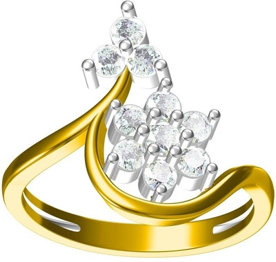 Divaas Gold Gold 18K White Gold Plated 18 K Ring