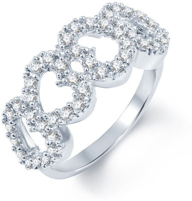 50% OFF on Sukkhi Gleaming Alloy Cubic Zirconia Rhodium Plated Ring 50% OFF on Sukkhi Gleaming Alloy Cubic Zirconia Rhodium Plated Ring