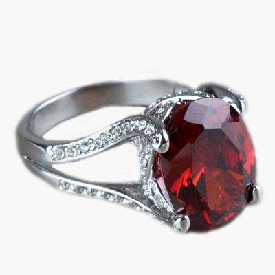 50% OFF on Pretty Girl Brass Rhodium Plated Ring