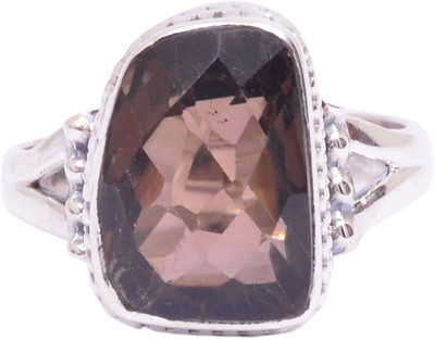 56% OFF on Rubera Faceted Smokey Quartz stone Silver Quartz Ring 56% OFF on Rubera Faceted Smokey Quartz stone Silver Quartz Ring