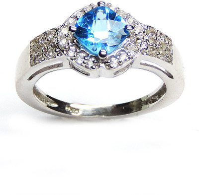 40% OFF on Silvantra Sterling Silver Topaz, Zircon Rhodium Plated Ring 40% OFF on Silvantra Sterling Silver Topaz, Zircon Rhodium Plated Ring