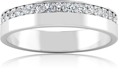 31% OFF on Forevercarat Twinkle Fantasy Silver Diamond Sterling Silver Plated Ring