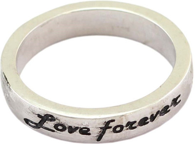 37% OFF on 925 Silver Love Forever Plain Silver Band Silver Ring 37% OFF on 925 Silver Love Forever Plain Silver Band Silver Ring