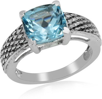 33% OFF on RosesNRibbons Sterling Silver Topaz Rhodium Plated Ring 33% OFF on RosesNRibbons Sterling Silver Topaz Rhodium Plated Ring