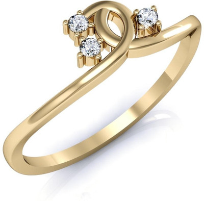 44% OFF on Vachya Gold Rhodium, 14K Yellow Gold Plated 14 K Ring
