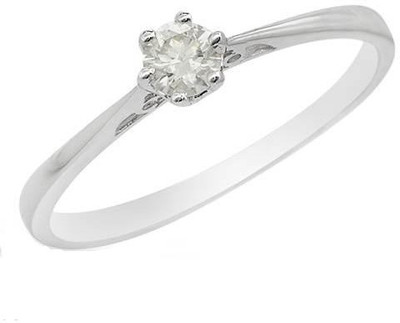 30% OFF on Aaditya Diamonds Solitaire Sterling Silver Diamond Sterling Silver Plated Ring