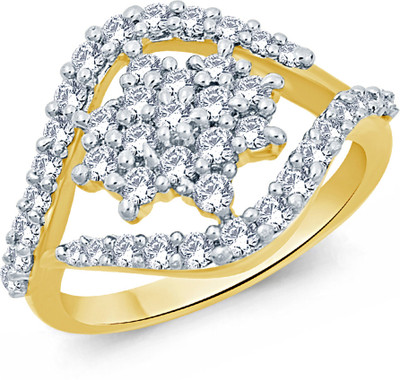 64% OFF on Eldora Alloy Yellow Gold Plated Ring
