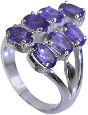 22% OFF on Riyo Fascinating Amethyst Sterling Silver Amethyst Ring