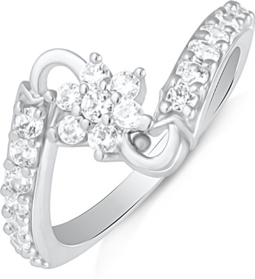 32% OFF on Mahi Splendid Alloy, Brass Cubic Zirconia Rhodium Plated Ring