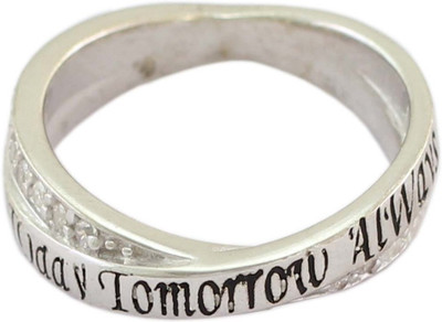 43% OFF on 925 Silver Today Tommorrow Always Gemstone Silver Band Silver Zircon Ring 43% OFF on 925 Silver Today Tommorrow Always Gemstone Silver Band Silver Zircon Ring