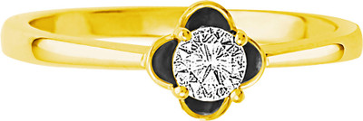 12% OFF on Jpearls Surprising Yellow Gold 18 K Ring