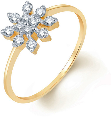 10% OFF on Lovbands Yellow Gold Diamond 18 K Ring