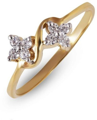 14% OFF on Shashvat Jewels Yellow Gold Diamond Ring