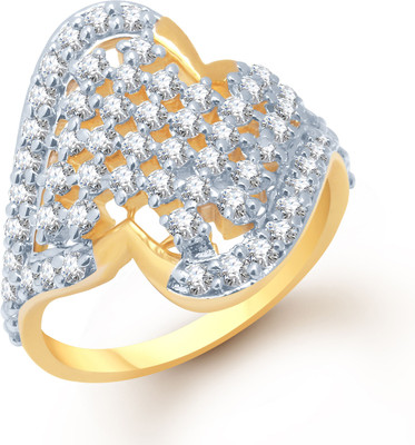 72% OFF on Meenaz Multi Row Alloy Ring