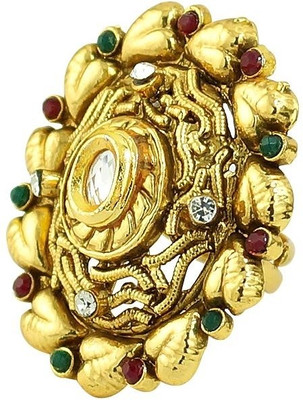 43% OFF on R S Jewels Gold Plated Latest Treand Alloy 22K Yellow Gold Plated Ring