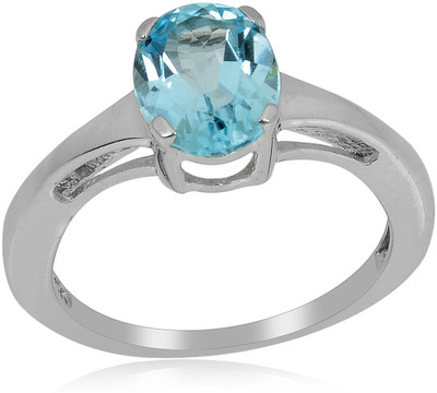 33% OFF on RosesNRibbons Sterling Silver Topaz Rhodium Plated Ring 33% OFF on RosesNRibbons Sterling Silver Topaz Rhodium Plated Ring