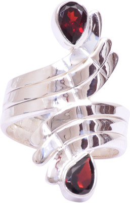 41% OFF on Rubera Silver Garnet Ring