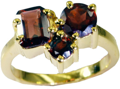 25% OFF on Riyo Charmingstar Garnet Copper Garnet 18K Yellow Gold Plated Ring