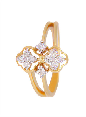 22% OFF on HR Jewels Giftable Gold Diamond Yellow Gold, Rhodium Plated 14 K Ring 22% OFF on HR Jewels Giftable Gold Diamond Yellow Gold, Rhodium Plated 14 K Ring