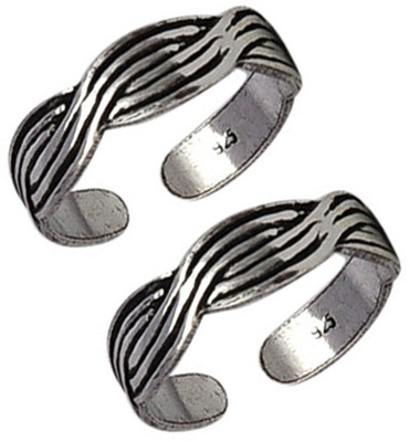 75% OFF on You Bella Silver Toe Ring Set
