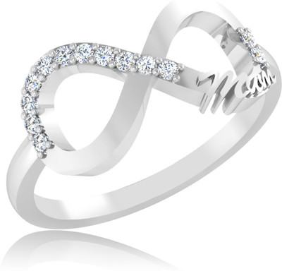 31% OFF on Forevercarat Mum Love Silver Sterling Silver Plated Ring