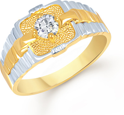 70% OFF on VK Jewels Apollo Alloy Cubic Zirconia 18K Yellow Gold Plated Ring