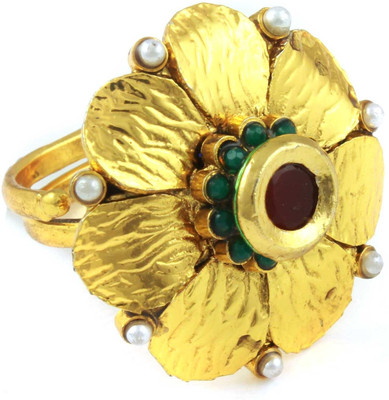 20% OFF on The Art Jewellery Brass 18K Yellow Gold Plated Ring 20% OFF on The Art Jewellery Brass 18K Yellow Gold Plated Ring