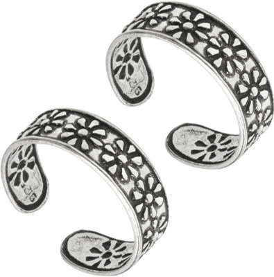 75% OFF on You Bella Silver Toe Ring Set
