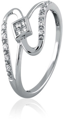 30% OFF on Velvetcase Arty Princess Quad Ring White Gold 18K White Gold Plated 18 K Ring