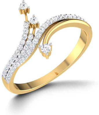 34% OFF on CARATandYOU Gold Diamond 18 K Ring