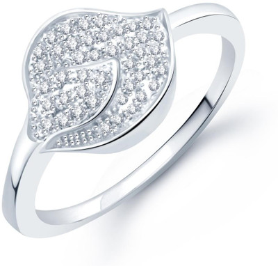 58% OFF on Sukkhi Alloy Cubic Zirconia Rhodium Plated Ring
