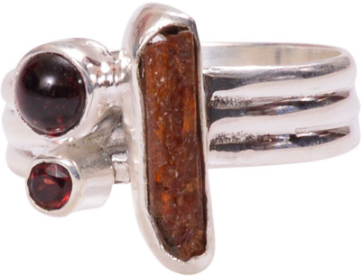 46% OFF on Rubera Silver Ruby Ring