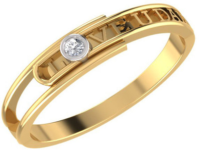 35% OFF on Mani Jewel Gold 18K Yellow Gold Plated 14 K Ring