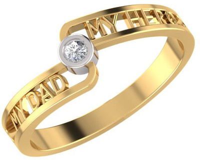 35% OFF on Mani Jewel Gold 18K Yellow Gold Plated 14 K Ring
