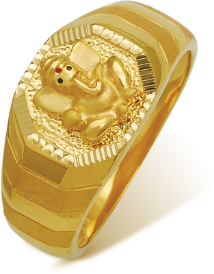 5% OFF on Nishtaa Yellow Gold Cubic Zirconia 22 K Ring