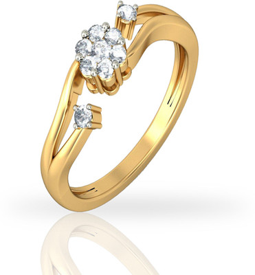 35% OFF on JacknJewel Gold Diamond 18 K Ring