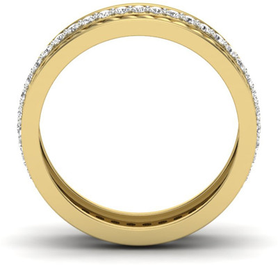 15% OFF on JacknJewel Promise Diamond Band Gold 18K Yellow Gold Plated 18 K Ring 15% OFF on JacknJewel Promise Diamond Band Gold 18K Yellow Gold Plated 18 K Ring