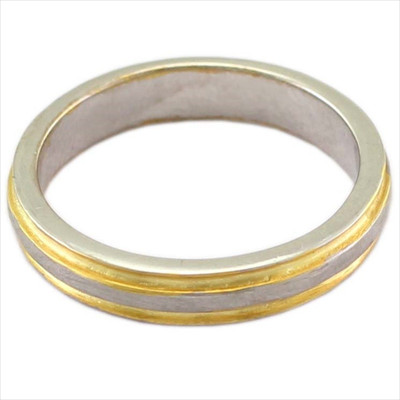 22% OFF on 925 Silver Gold Polish Silver Band Silver Ring 22% OFF on 925 Silver Gold Polish Silver Band Silver Ring