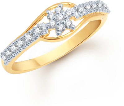 77% OFF on VK Jewels Alloy 18K Yellow Gold Plated Ring