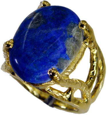 62% OFF on Riyo Takingstar Lapis Lazuli Copper Lapis Lazuli 18K Yellow Gold Plated Ring