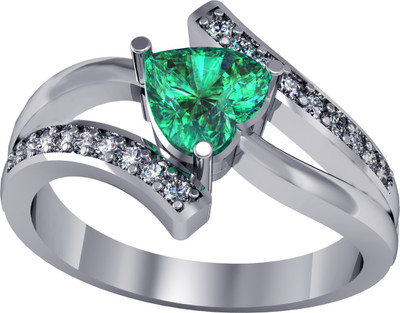 75% OFF on Suvam Jewels Sterling Silver Zircon Rhodium Plated Ring 75% OFF on Suvam Jewels Sterling Silver Zircon Rhodium Plated Ring