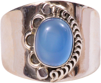 45% OFF on Rubera Silver Chalcedony Ring