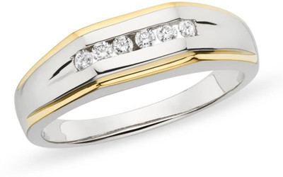 50% OFF on Kiara Jewellery Sterling Silver Cubic Zirconia Rhodium Plated Ring